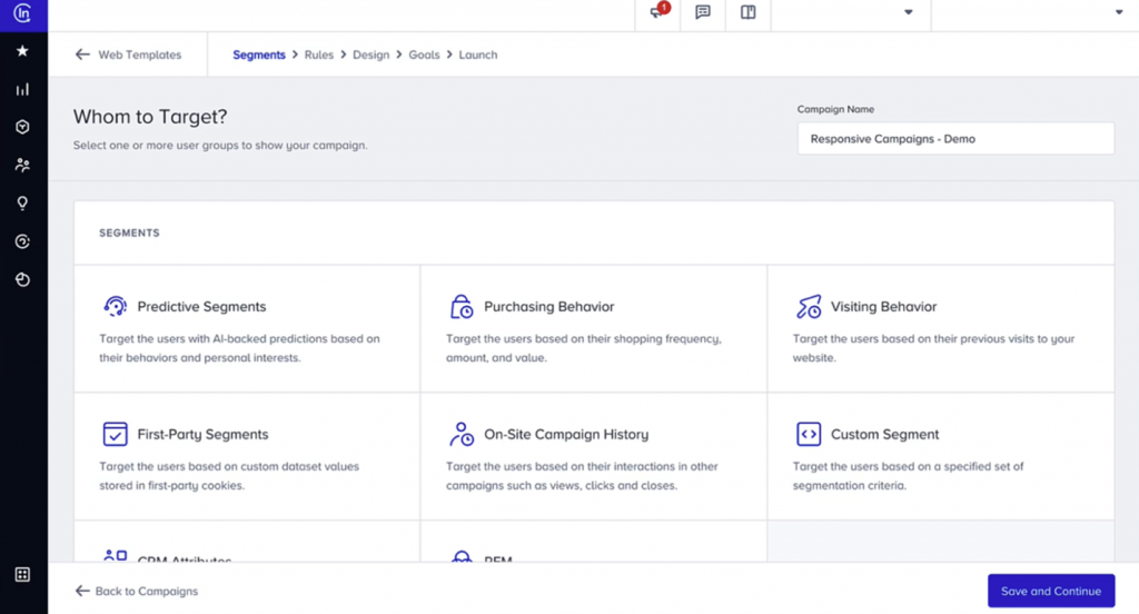 Personalization Engine - what is the segment?